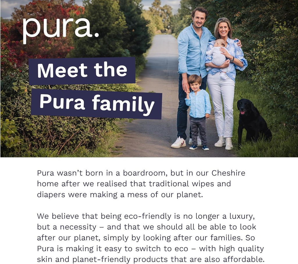 Pura Sensitive Skin Baby Diapers | Size 4 (18-31 lbs) | Hypoallergenic, Totally Chlorine Free, Fragrance Free, Up to 12-Hour Leak Protection | 6 Packs of 22 (132 Diapers)