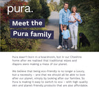 Pura Sensitive Skin Baby Diapers | Size 4 (18-31 lbs) | Hypoallergenic, Totally Chlorine Free, Fragrance Free, Up to 12-Hour Leak Protection | 6 Packs of 22 (132 Diapers)