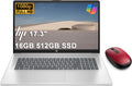 HP 17.3 inch Laptop w/Bluetooth Mouse (17.3" FHD Anti-Glare  AMD Ryzen 5 (> Intel i7-1165G7)  16GB RAM  512GB SSD) for Business  Home  Student  Long Battery Life  Webcam  Fast Charge  Win 11 Home
