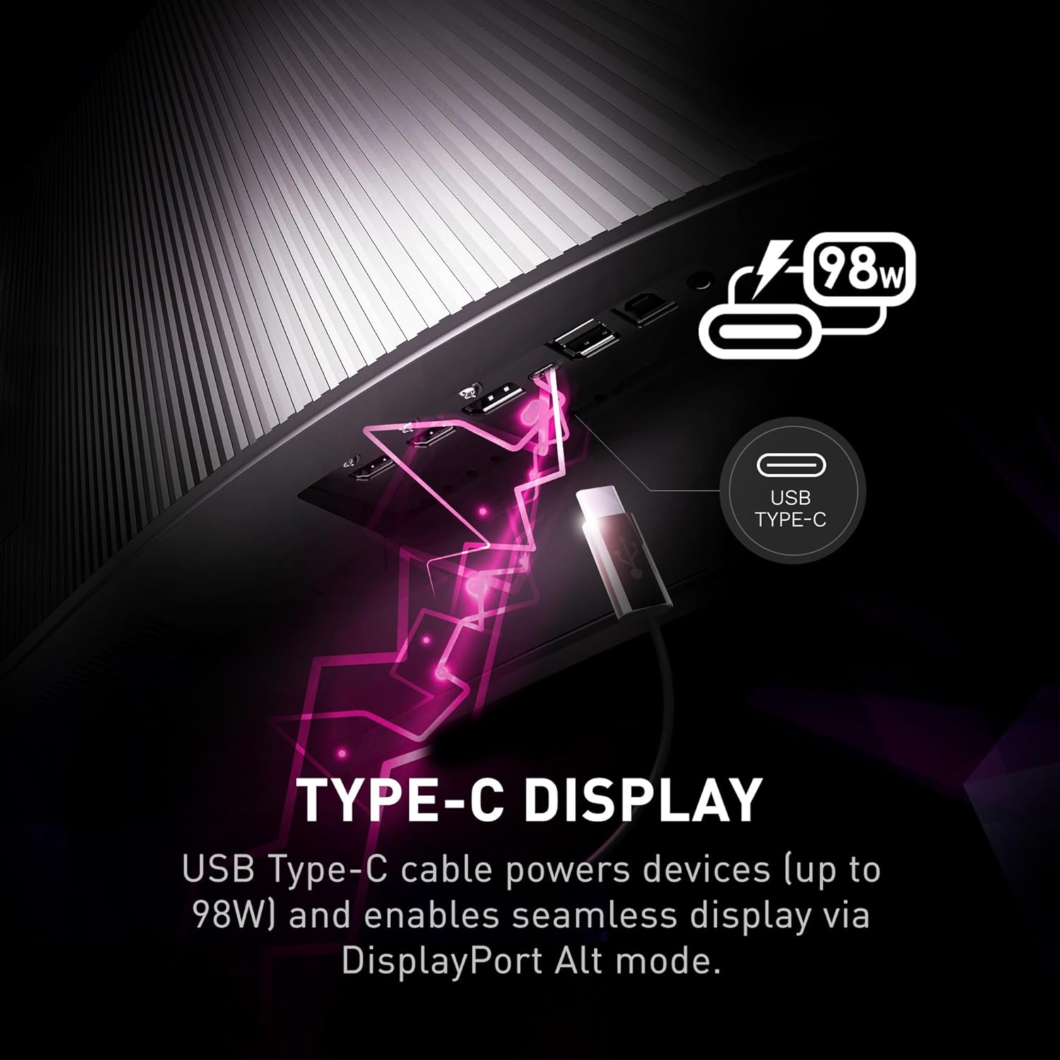 msi MPG 341CQPX QD-OLED 34-inch Curved OLED Gaming Monitor  3440 x 1440 (UWQHD)  0.03ms Response time  240Hz  True Black HDR 400  HDMI  DP Port  USB Type C  Tilt  Height Adjustable