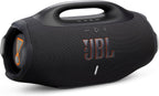 JBL Boombox 4 - Most Powerful Portable Waterproof Speaker with Massive Pro Sound  Up to 34 Hours of Playtime  & Multi-Speaker Connection by Auracast™ (Black)
