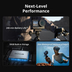 DJI Osmo Action 6 Essential Combo  with Street Photography Handle Kit  Action Camera with 1/1.1″ Square Sensor  Variable Aperture of f/2.0–f/4.0  Action Camera 8K Ideal for Daily Use