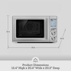 Breville BMO870BSS Combi Wave 3-in-1 Microwave, Air Fryer and Convection Oven, Brushed Stainless Steel