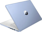HP Laptop with Microsoft Office and 1TB Cloud Storage (1-Year) | 14 inch HD Computer | 4GB RAM | 128GB UFS | Intel 4-Core CPU(Beat i3-10110U) | Webcam | USB-C | Windows 11 Home in S Mode | LE Bundle