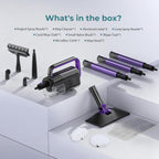 Steam Mop, Steam Cleaner with 400ML Water Tank, 2 Washable Pads, 23FT Power Cable floor steamer, Detachable Steam Mops for sealed Hard Floors, Marble, Stone, Hardwood (Lavender)