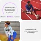 Google Pixel Watch 4 (45mm) - Android Smartwatch with Heart Rate and Sleep Tracking - 40-Hour Battery - Fitness Tracking - Google AI - Matte Black Aluminum Case - Obsidian Active Band - Wi-Fi