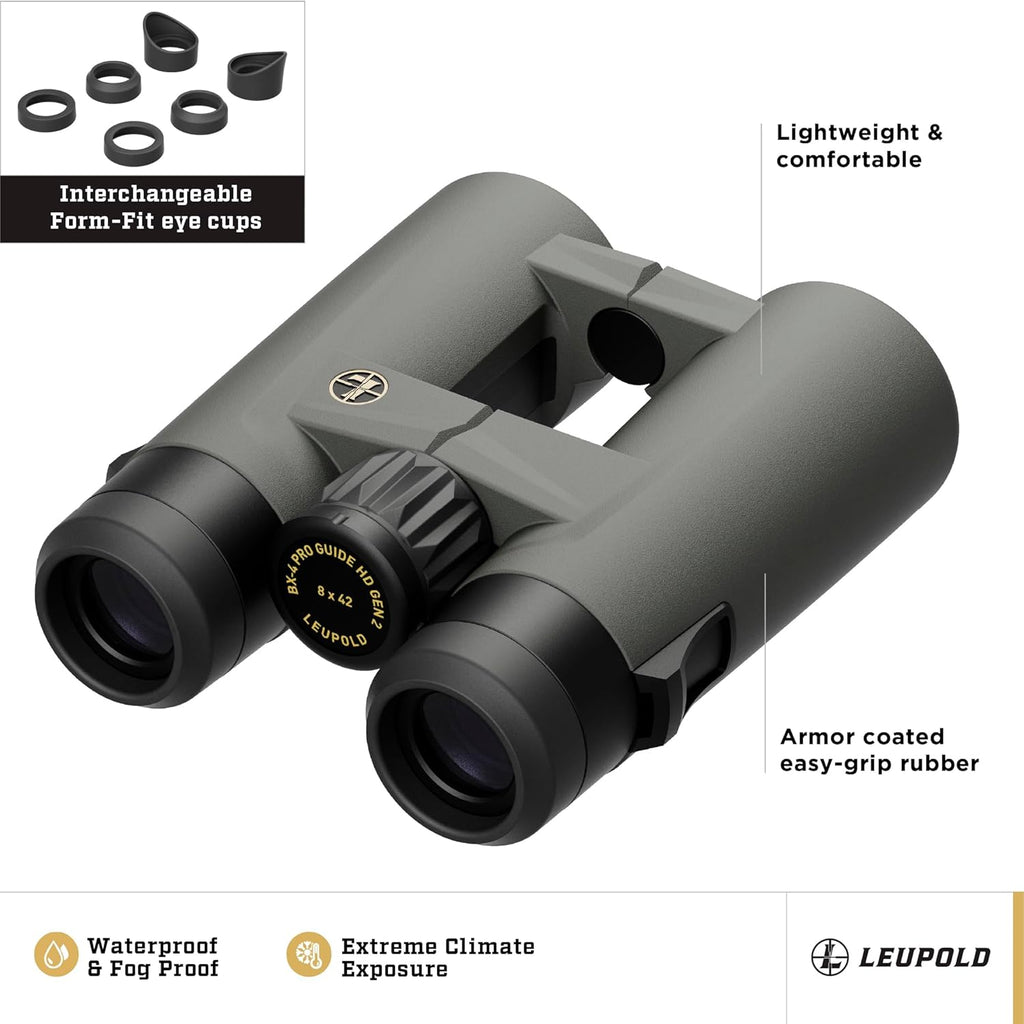 Leupold BX-4 Pro Guide HD Binoculars  10x42mm Gen 2 (184761)