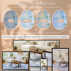 Fame Living Washable Area Rug. Modern Farmhouse. Vintage. Turkish. Bohemian. Distressed. Oriental. Traditional. Rugs for Living Room. Dining. Bedroom. Office. Entryway. Foyer. (856PBl, 9'5" x 14')