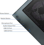 Gaming PC Desktop Computer  Ryzen 7 5700X RTX 5060 32GB DDR4 RAM and 1TB M.2 NVMe SSD  240 Liquid Cooler  ARGB Fans Game Design Office