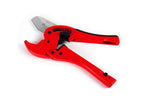 Rothenberger Rocut TC 42 Professional Plastic Pipe Shears with Stainless Steel Blade, Rubberized Handle, Transport Lock - Ideal for Plastic Pipes - 0-42 mm Cutting Range - 52000