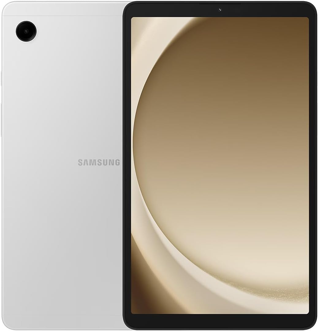 SAMSUNG Galaxy Tab A9 4G LTE (64GB, 4GB, Cellular) 8.7" Android Tablet, Octa-core (6nm), Dual Speakers (International Model Fully Unlocked for US & Global) X115 (w/ 15W Fast Charger, Silver)