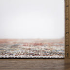 Bloom Rugs Caria Washable Non-Slip 9x12 Rug - Orange/Olive Beige Traditional Area Rug for Living Room, Bedroom, Dining Room, and Kitchen - Exact Size: 9' x 12'
