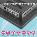 14 Inch Small Smart TV HD LED  Small Portable Smart TV with Built-in APP  Digital ATSC Tuner HDMI/USB/AV Inputs  Small Smart Television for Kitchen Bedroom RV Camper