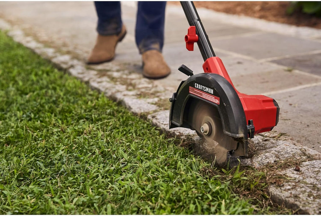 CRAFTSMAN 20V Edger Lawn Tool, Cordless Trencher, Bare Tool Only (CMCED400B)