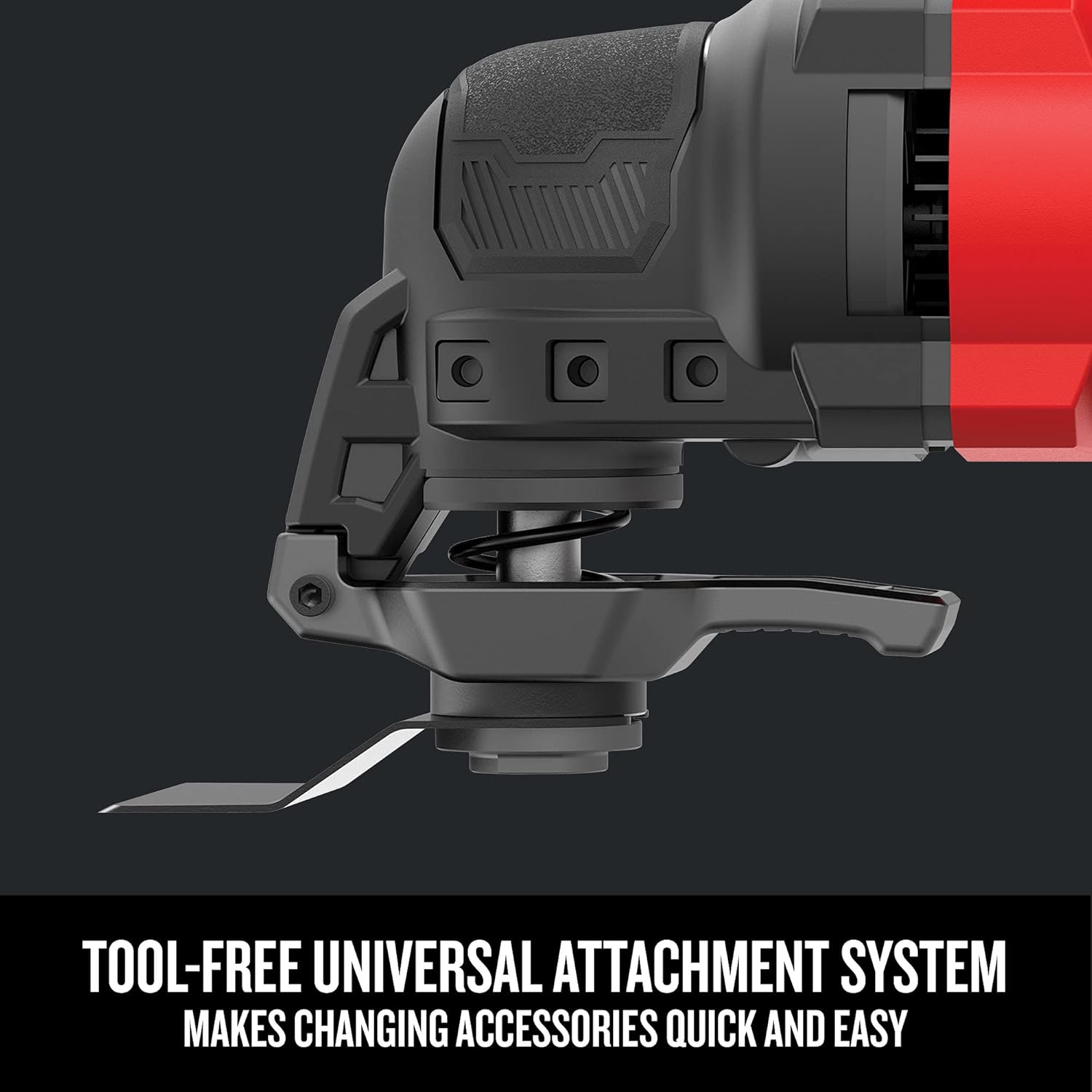 CRAFTSMAN Oscillating Tool, 3-Amp, Includes Universal Tool-free Accessory System, Blades, Sandpaper and Tool Bag, Corded (CMEW401)