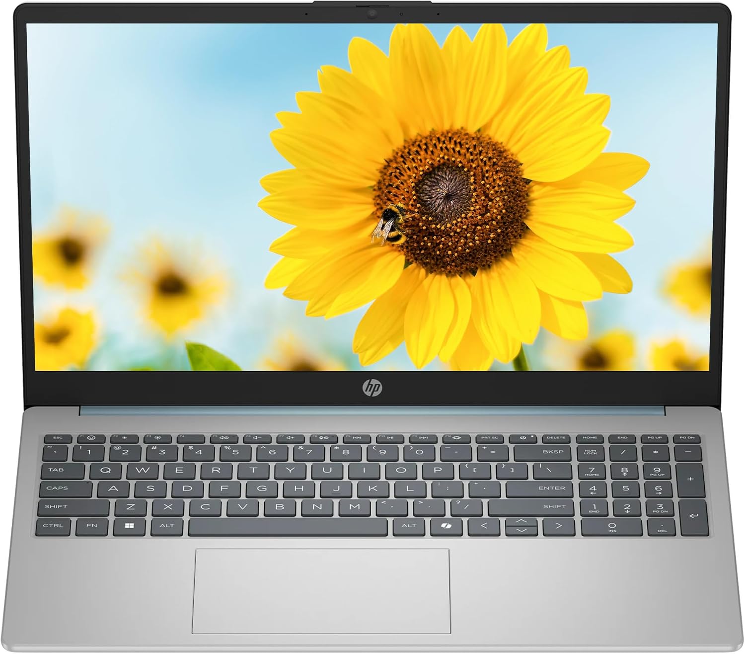 HP 15.6" FHD Touchscreen Business Laptop Computer  Intel 8-Core i3-N305 Processor  16GB RAM 512GB SSD  Numeric Keypad  Windows 11  AI Copilot Ready  NLY Earphones  Moonlight Blue