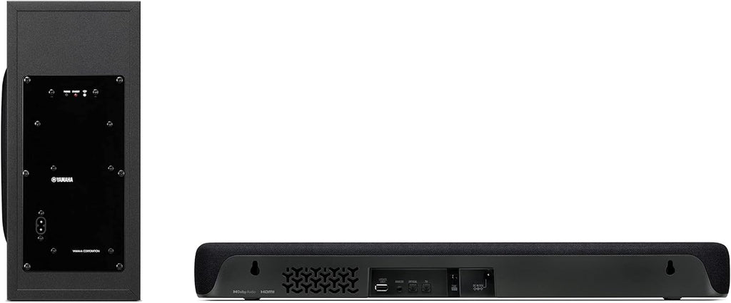 Yamaha Audio SR-C30A Compact Sound Bar with Wireless Subwoofer and Bluetooth  Black