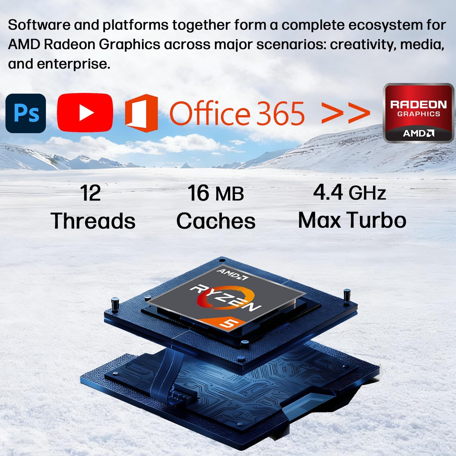 Lenovo ThinkBook 16 Gen 7 Business Laptop (16" FHD+ Anti-Glare  AMD Ryzen 5 7533HS (> i7-1255U)  16GB DDR5 RAM  512GB SSD)  Fingerprint Reader  Webcam  Ethernet  Wi-Fi 6  Win 11 Pro w/ Copilot  Grey