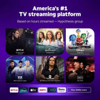 Roku 50" Select Series 4K HDR Smart TV TV Remote  60Hz  HLG  HDR10+  Google Assistant & Amazon Alexa Compatible - 50R4C4 (Renewed)