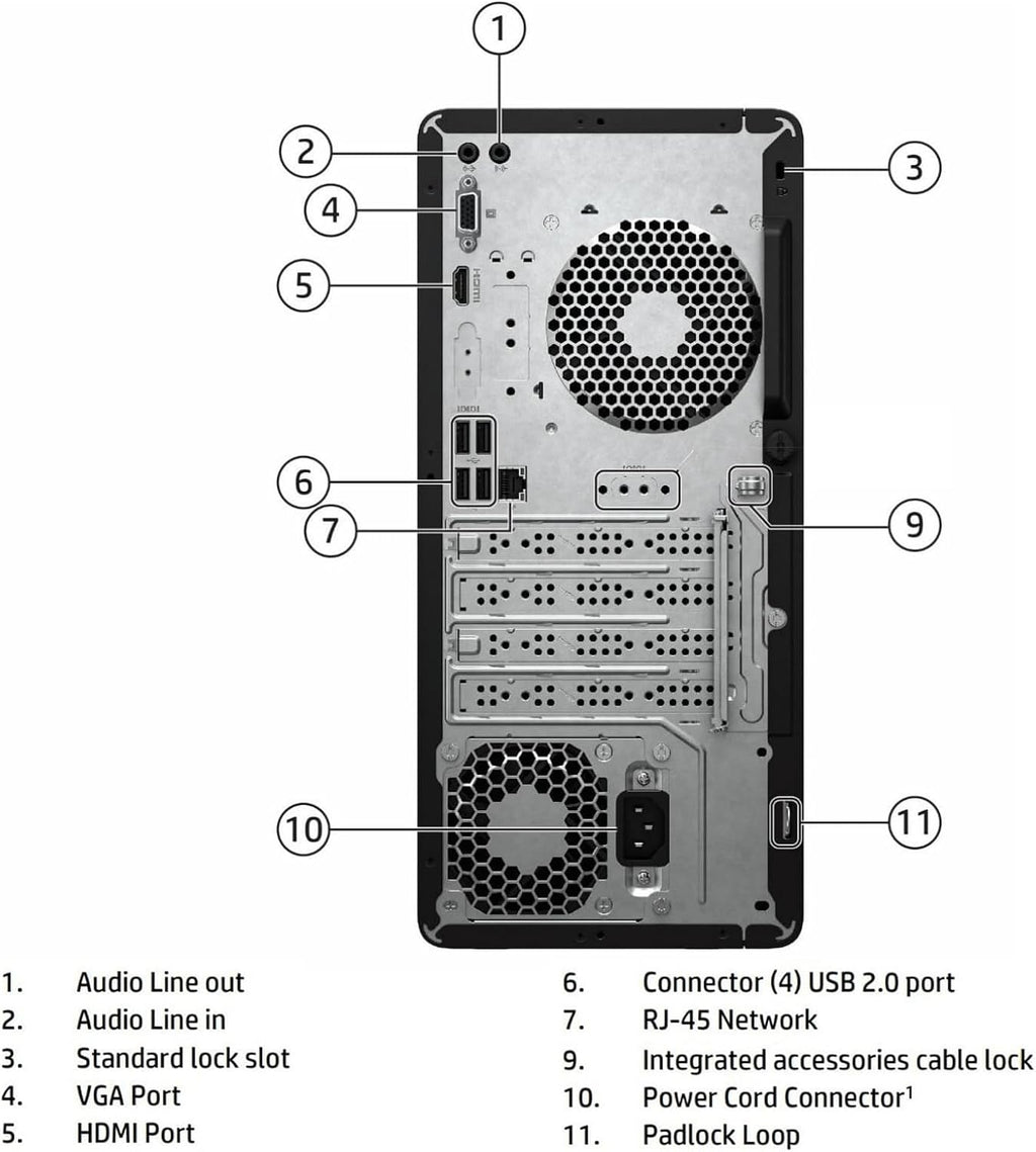 HP Desktop Computer Tower for Home Student & Business  13th Gen Intel Quad-Core Processor  16gb Ddr4 Ram  256gb Pcie Ssd  WiFi Adapter  Vga  Rj-45  Hdmi  Keyboard and Mouse  Windows 11 Home