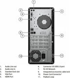 HP Desktop Computer Tower for Home Student & Business  13th Gen Intel Quad-Core Processor  16gb Ddr4 Ram  256gb Pcie Ssd  WiFi Adapter  Vga  Rj-45  Hdmi  Keyboard and Mouse  Windows 11 Home