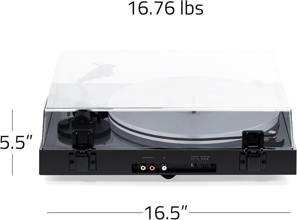 Fluance RT85 Turntable with Ortofon Cartridge  Acrylic Platter  Speed Control  and Vibration Isolation - High Fidelity Vinyl Record Player