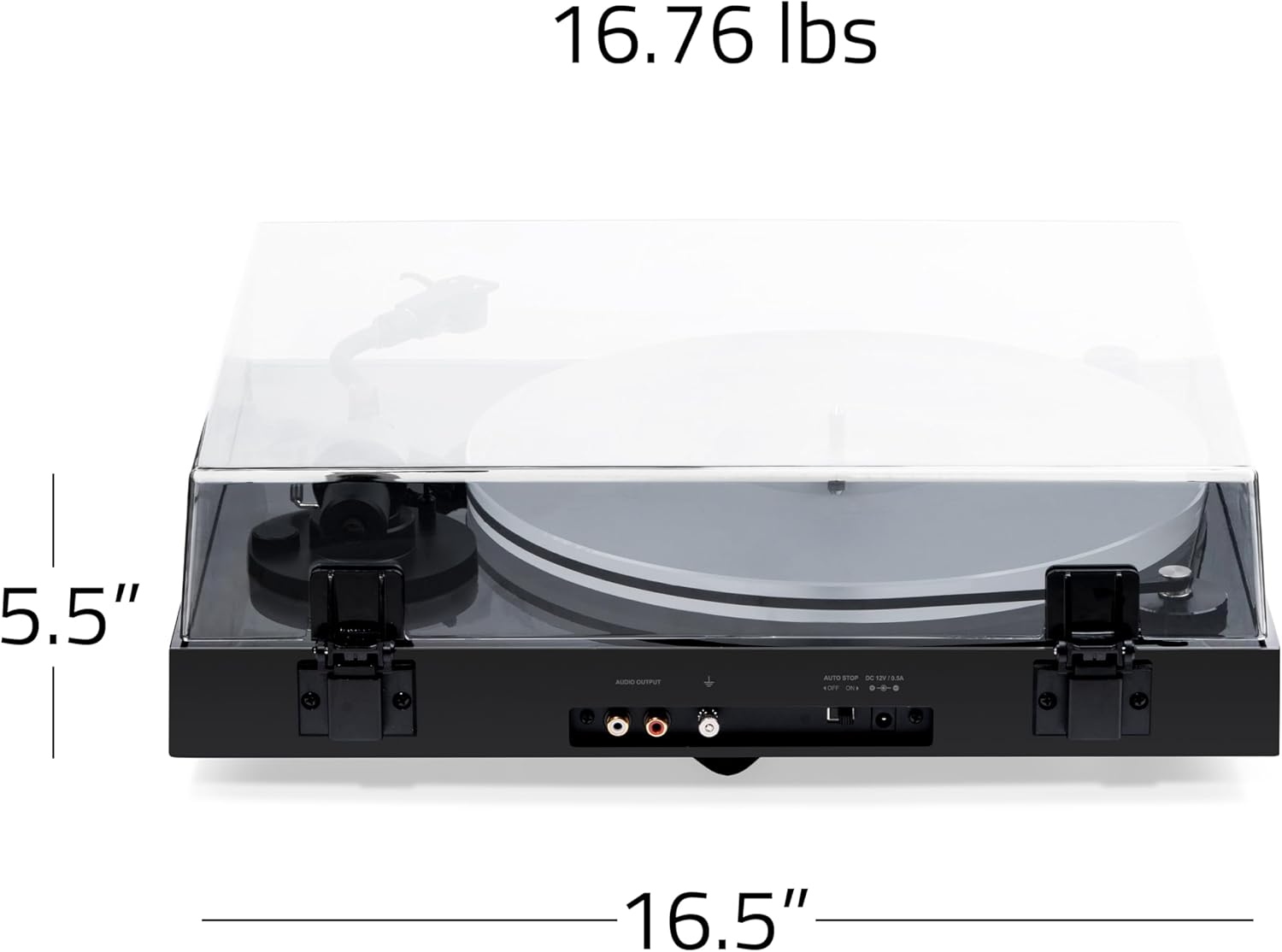 Fluance RT85 Turntable with Ortofon Cartridge  Acrylic Platter  Speed Control  and Vibration Isolation - High Fidelity Vinyl Record Player