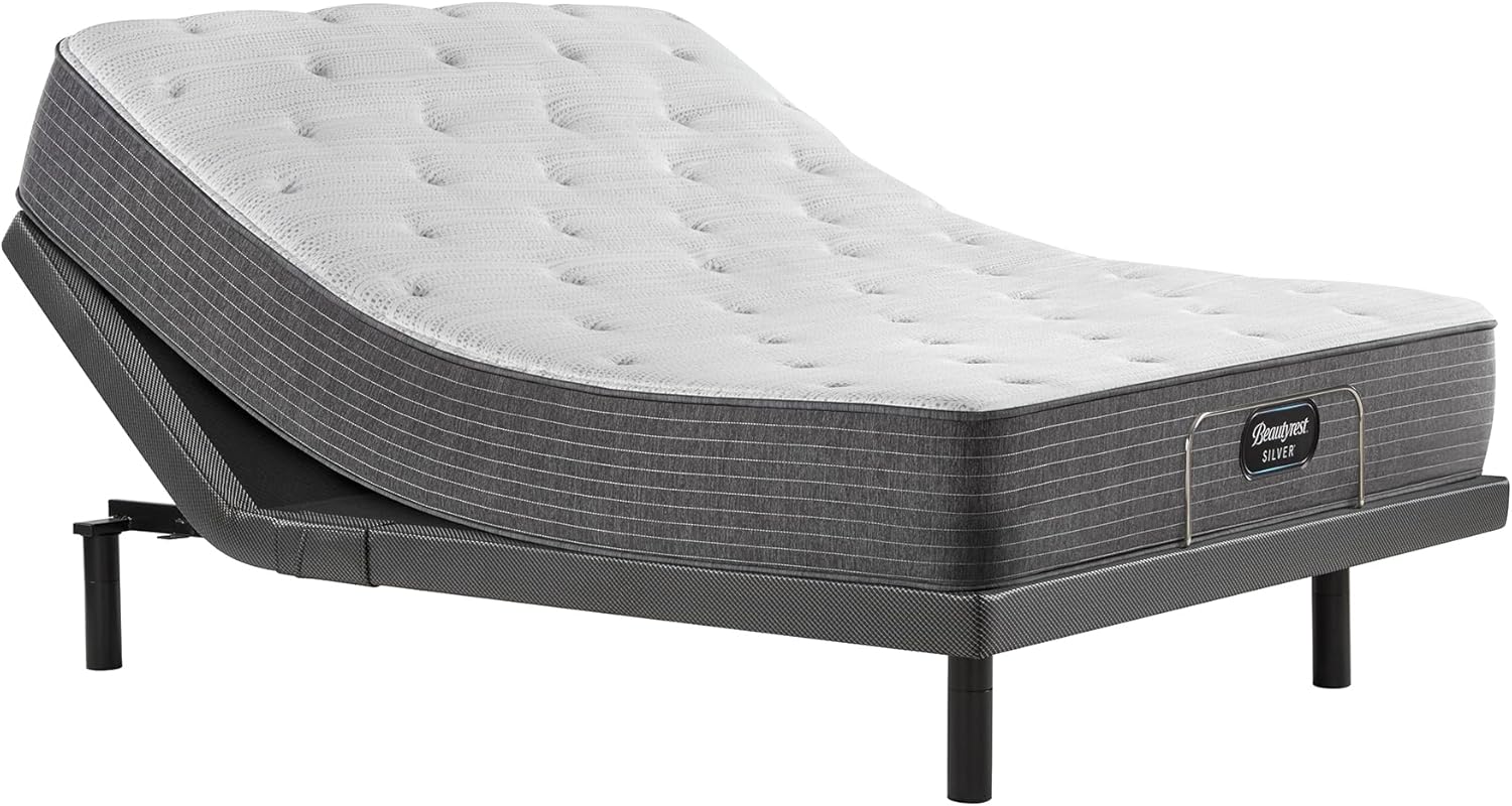 Beautyrest Silver BRS900 12.25” Medium Twin XL Mattress, Cooling Technology, Supportive, CertiPUR-US, 100-Night Sleep Trial, 10-Year Limited Warranty White