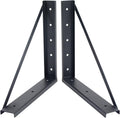 Colinktool Underbody Steel Mounting Brackets,18 x 18 Inch Truck Tool Box Mounting Kit, with Screws Spacers and Sleeves - 2 PCS