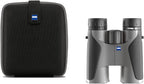 ZEISS Terra ED Binoculars 10x42 Waterproof  and Fast Focusing with Coated Glass for Optimal Clarity in All Weather Conditions for Bird Watching  Hunting  Sightseeing  Grey
