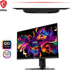 msi MAG 271QPX QD-OLED  27 OLED Gaming Monitor  2560 x 1440 (QHD)  0.03ms Response time  360Hz  True Black HDR 400  HDMI  DP Port  USB Type C  Tilt  Height  Black