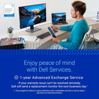 Dell S2722QC Monitor - 27 inch 4K USB-C   UHD (3840 x 2160) Display  60Hz Refresh Rate  8MS Grey-to-Grey Response Time  Built-in Dual 3W Speakers  1.07 Billion Colors - Platinum Silver