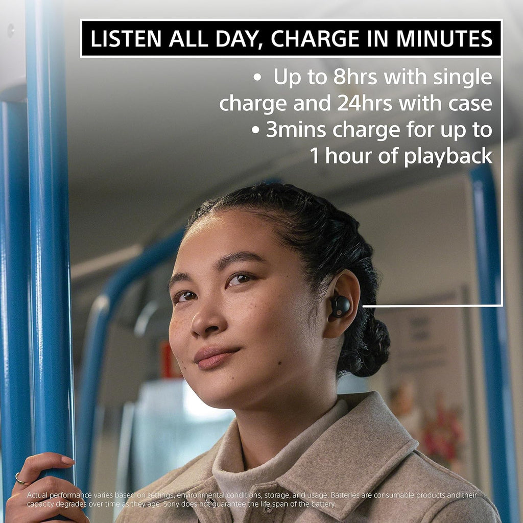 Sony WF-1000XM5 Premium Noise Cancelling Truly Wireless Bluetooth Earbuds & in-Ear Headphones with Alexa Built-in  Black
