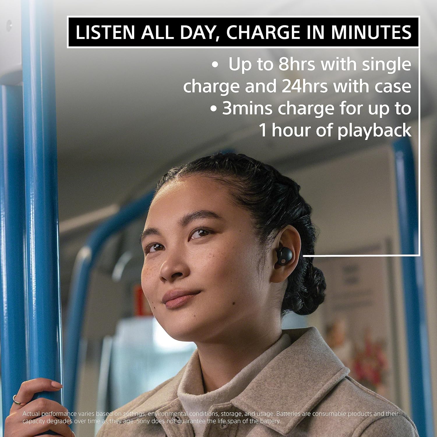 Sony WF-1000XM5 Premium Noise Cancelling Truly Wireless Bluetooth Earbuds & in-Ear Headphones with Alexa Built-in  Black
