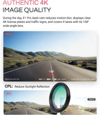 Vantrue E1 Pro 4K Mini Dash Cam Front  STARVIS 2 PlatePix HDR Night Vision Car Camera  Built-in 5G WiFi GPS  1.54'' IPS Screen  Voice Control  24/7 Buffered Parking Mode  Support 1TB Max
