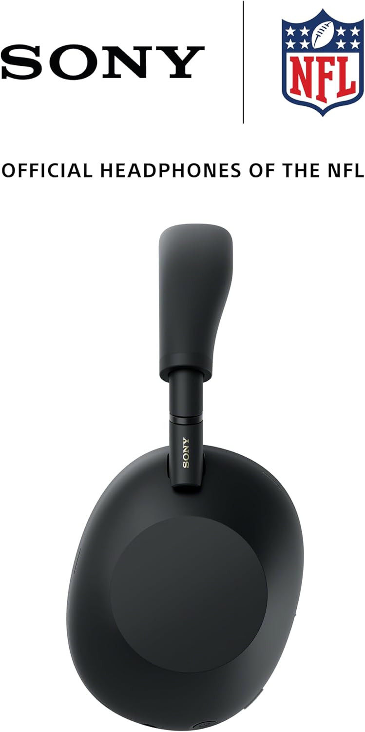 Sony WH-1000XM6 The Best Noise Canceling Wireless Headphones  HD NC Processor QN3  12 Microphones  Adaptive NC Optimizer  Mastered by Engineers  Studio-Quality  30-Hour Battery  Black