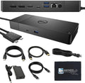 WD19DCS Dell Docking Station Dual Monitor - 4K Display  1 Year Warranty  USB-C Performance Dock with 240W Adapter  Anyhdd HDMI  DisplayPort  USB-C Cables & Cloth (New)