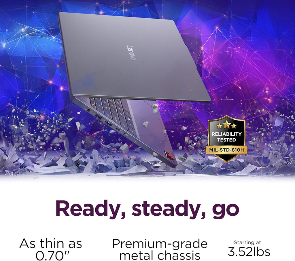Lenovo IdeaPad Slim 3X - 2025 - Everyday AI Laptop - Copilot+ PC - 15.3" WUXGA Display - 16 GB Memory - 512 GB Storage - Qualcomm® Snapdragon® X - Luna Grey
