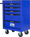 5 Drawers Tool Cart on Wheels, Multifunctional Rolling Tool Chest, Drawers Mobile Trolley Organizer Heavy Duty Tools Box with Locking Wheels & Ball Bearing Drawers (Blue, 5 Drawers)