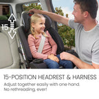 Britax One4Life All-in-One Car Seat, Up to 10 Years of Use, Rear Facing, Forward Facing, & Booster Modes, Extended Rear-Facing, ClickTight Installation & Breathable SafeWash Fabrics — Parchment