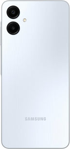 Samsung Galaxy A06 4G LTE (64GB + 4GB) Latin Version SM-A065M/DS Factory Unlocked 6.7" Dual Sim 50MP Dual Cam (Case Bundle) - (Light Blue)