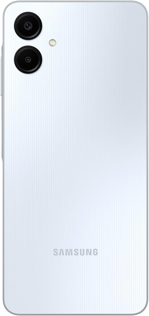 Samsung Galaxy A06 4G LTE (64GB + 4GB) Latin Version SM-A065M/DS Factory Unlocked 6.7" Dual Sim 50MP Dual Cam (Case Bundle) - (Light Blue)