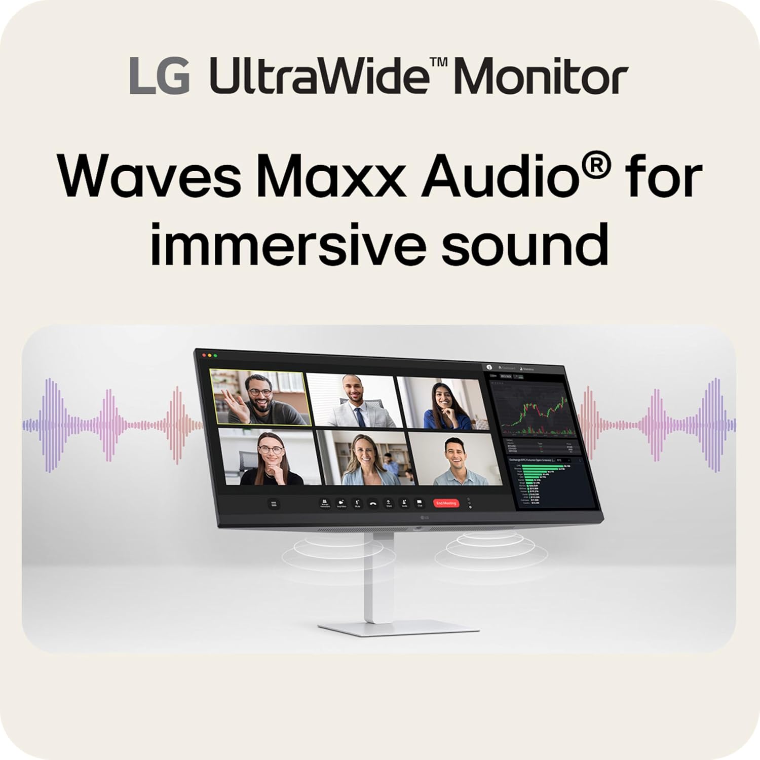 LG 34U530A-W 34-inch UltraWide WFHD (2560 x 1080) IPS Wide Computer Monitor  100Hz  VESA DisplayHDR 400  HDMI  DisplayPort  USB Type-C  Tilt/Height/Swivel Stand  White