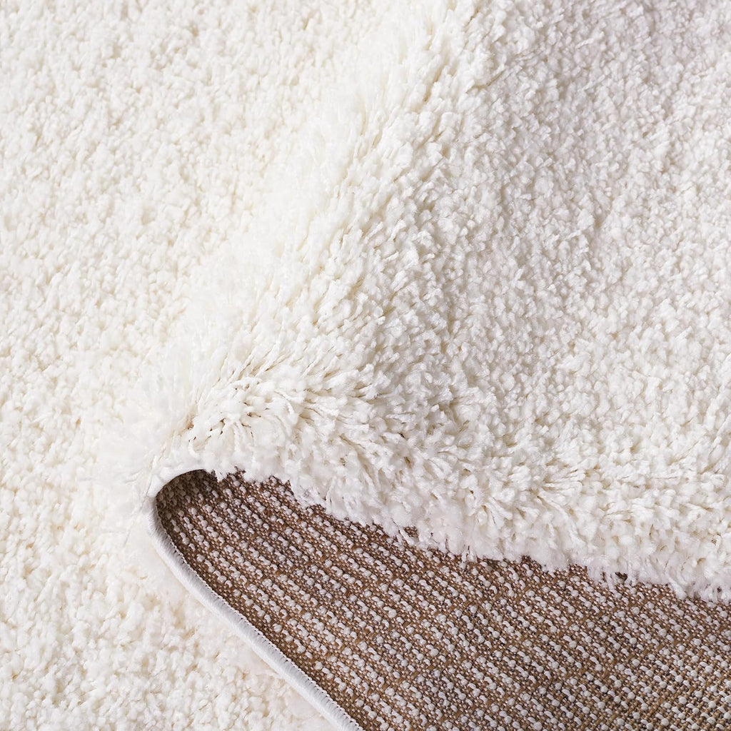SAFAVIEH Area Rug 8x10 - California Shag Collection - Large - White, Non-Shedding & Easy to Clean, Ultra Plush Thick Pile, Ideal for Living Room, Bedroom, Dining Space (SG151-1010)