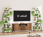 Plant Stand Indoor with Grow Lights  9 Tiered Metal Plant Shelf  64" Tall Plant Stand for Indoor Plants Multiple  Large Plant Rack Display Shelf  Curved Plant Holder for Living Room  Patio