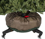 Upright Tree Storage Bag - Christmas Tree Storage Bag | Hold Artificial Trees up to 7.5 Feet Tall - Keep Your Fake Tree Assembled | Includes Rolling Tree Stand (7.5' - Medium)