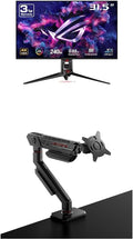 ASUS ROG Swift 32” 4K OLED Gaming Monitor (PG32UCDM) ROG Ergo Monitor Arm (AAS01)