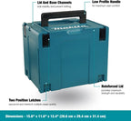 Makita 197213-3 Interlocking Case, X-Large/12-1/2" x 15-1/2" x 11-5/8"