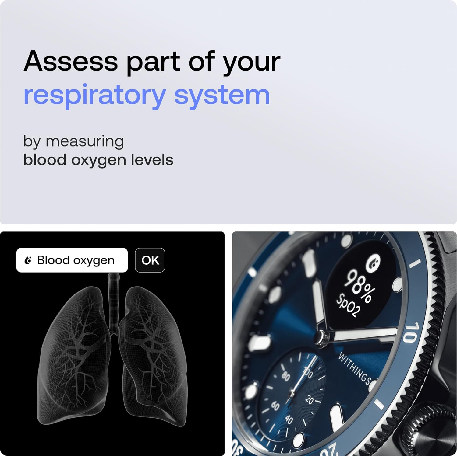 WITHINGS Scanwatch Nova - Heart Health Hybrid Smart Watch for Men & Women - SPO2, Temperature Monitoring, Sleep, Respiratory Health, Cycle Monitoring, 30-day Battery Life, Apple iOS/Android