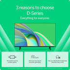 VIZIO 24-inch D-Series FHD LED Smart TV w/Bluetooth Headphone Capable, AMD FreeSync & Alexa Compatibility, D24fM-K01, 2023 Model
